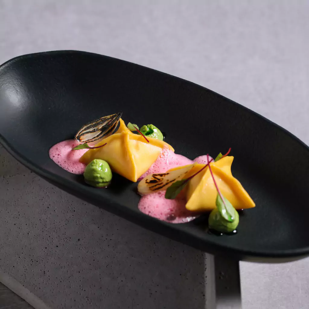 Fuente/Bandeja Ovalada Orgánica Plain Negro 32cm - Image 2