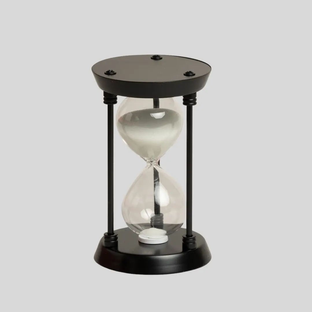 Reloj De Arena Metálico Relativity